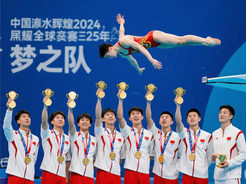2024跳水辉煌:三大赛狂揽25金,巴黎奥运八金称霸 2024跳水辉煌:三大赛狂揽25金,巴黎奥运八金称霸